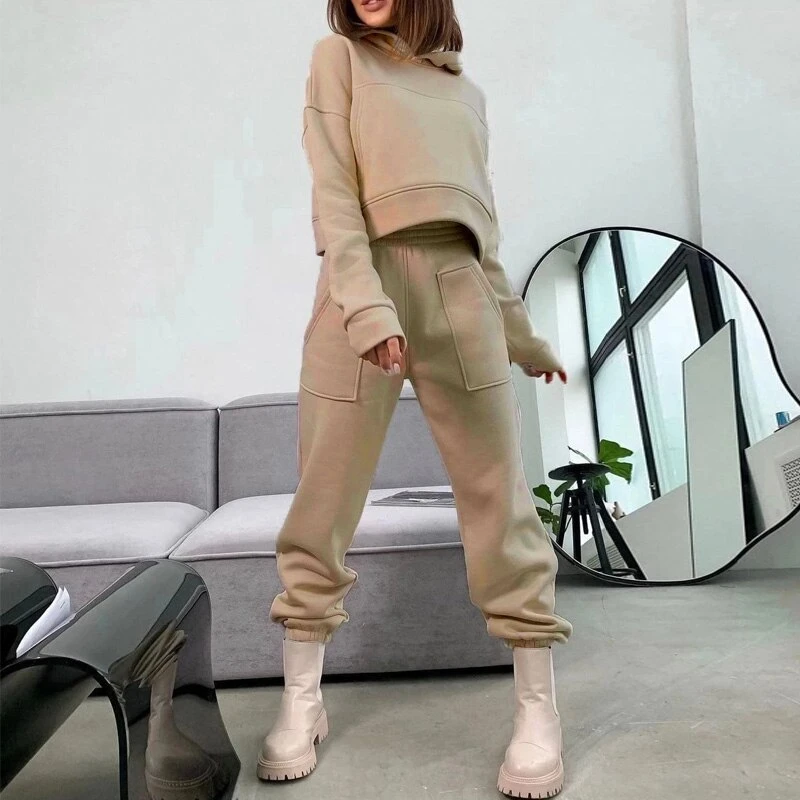 Men Sports Track Suit /Fitted Sweatsuit 2 Piece Custom Women  Sport Jogging Suits Plain Tracksuit