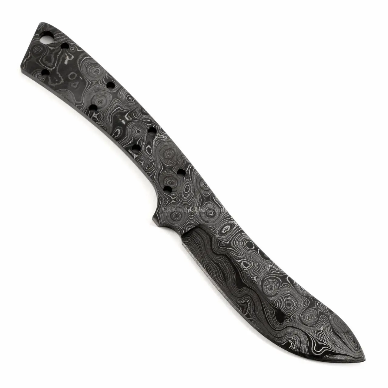 Оптовая цена, Дамасские пустые лезвия из нержавеющей стали, наборы для изготовления охотничьих ножей