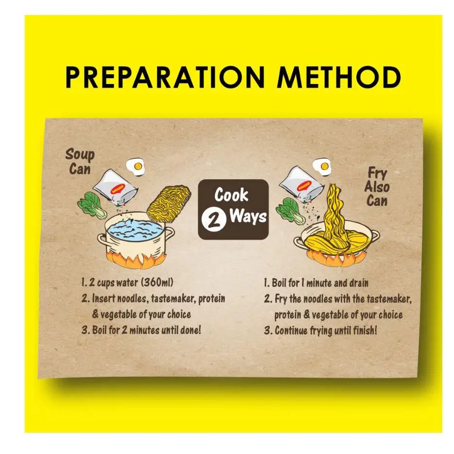 INSTANT NOODLES MAGGI 2 MINUTE ASAM LAKSA 2-MINN [12 x 5 x 80g] FAST EASY HOME COOKED MEAL HALAL WHOLESALER MALAYSIA