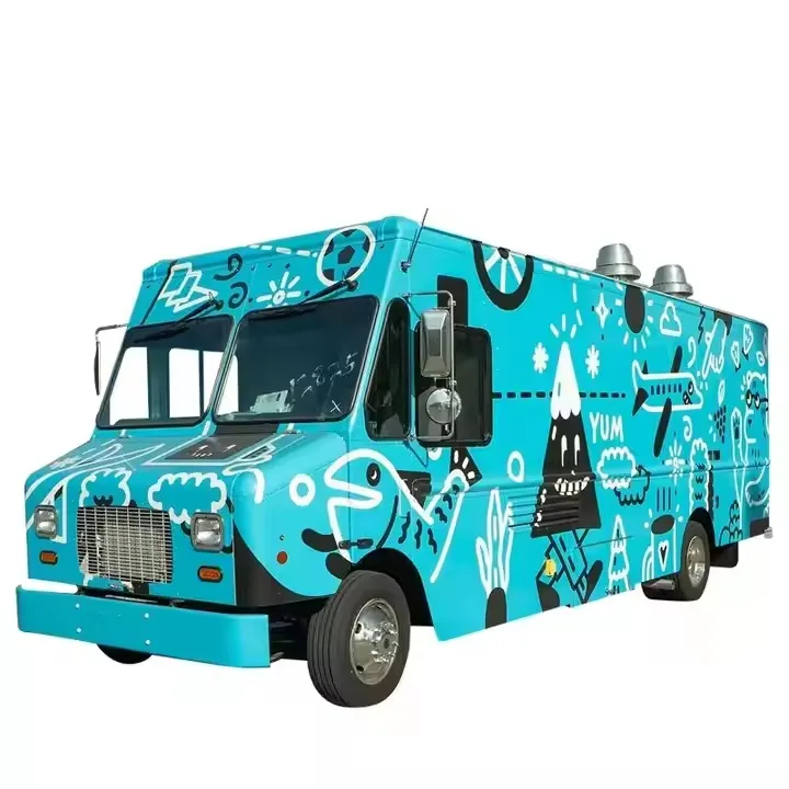 Buy Multifunction Food Truck Fully Equipped Food Trailers Mobile Boutique Truck Garment Shops Mobile Flower Truck