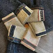 100% Pure Organic Cotton Hand Spun Handloom Selvedge Denim Fabric