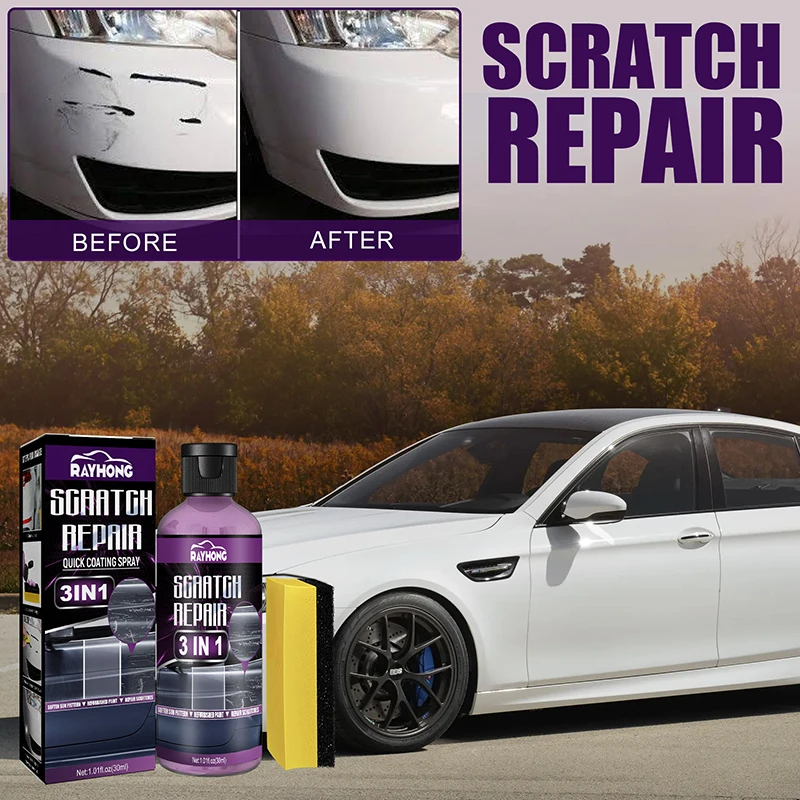 30ml Cars Scratch Remover Repair Liquid Paint Care Polishing Wax Anti-Scratch Tools