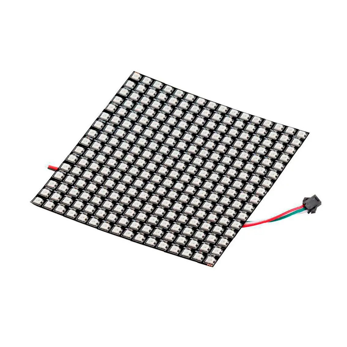 Адресная светодиодная матрица SPI с чипом ws2812b 16x16led 160x160 мм