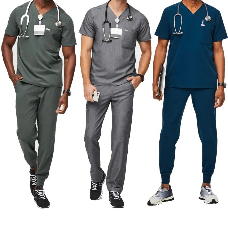 Hot sale Medical Scrubs Uniforms men Scrub Nurse Uniform Sets For Hospital