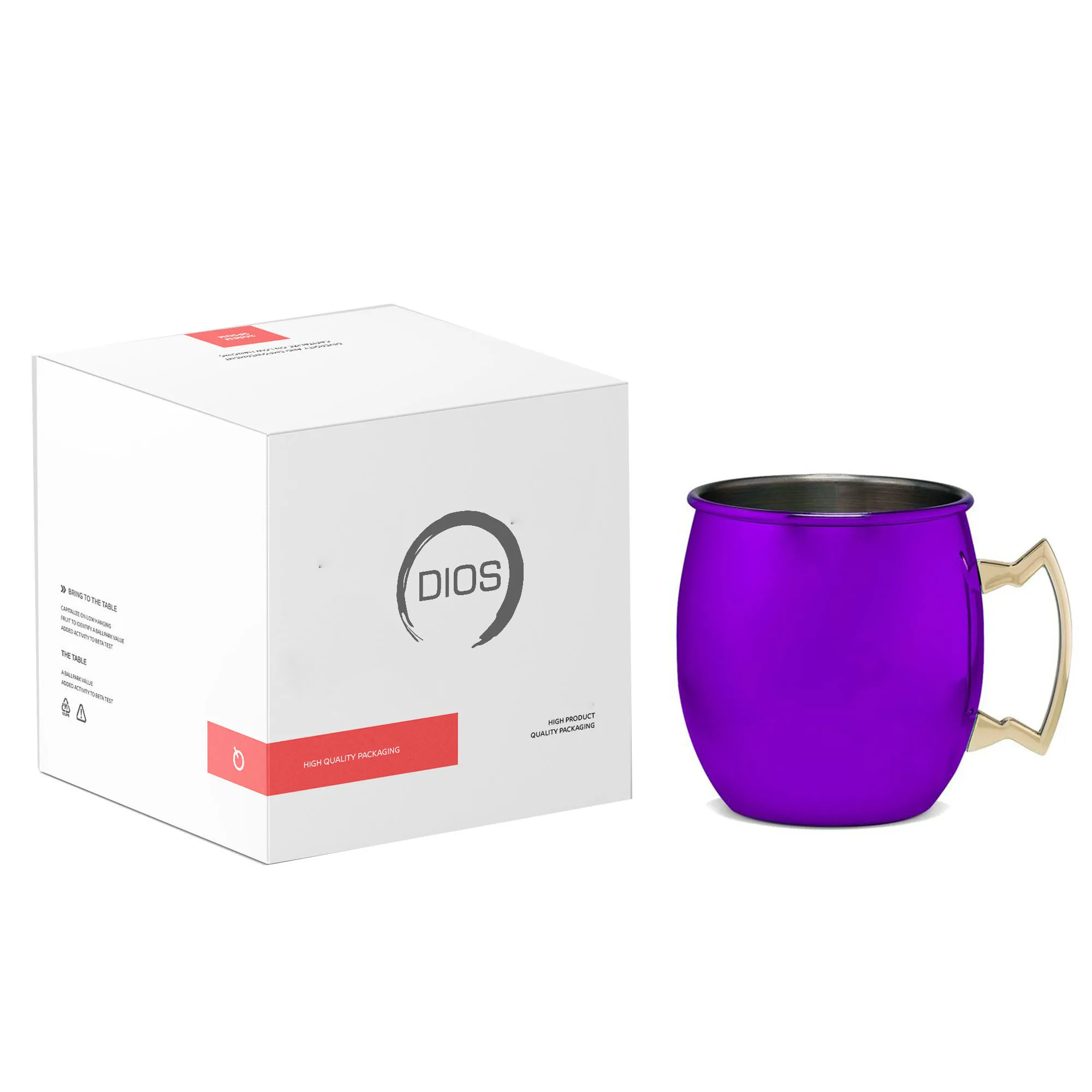 New Diamond Design Moscow Mule Mug capacity - 20 Oz