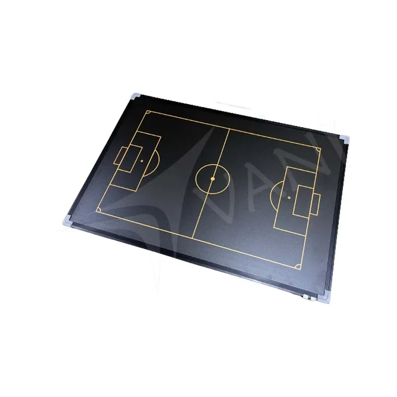 High Quality Made of metal Light weighted Black Soccer Coaching Magnetic Tactic Board for coaching and training
