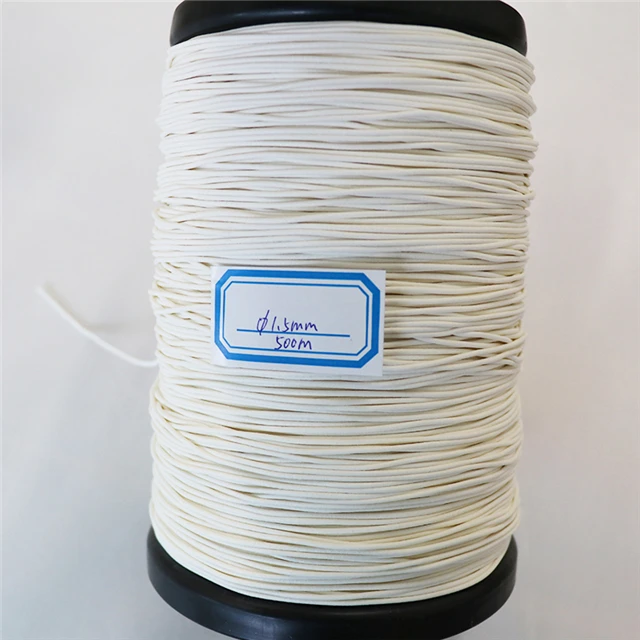 Diameter 1.5mm white silicone foam rubber string