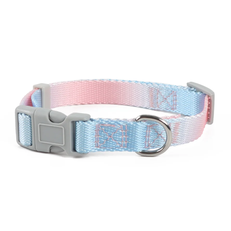 Luxury Dog Collar for Gradient Color Small Medium Large Breeds Nylon Custom Designer With Best Price
