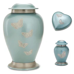 Hot Selling Cremation Urns For Human Ashes Funeral Supplies Metal Cremation Urn Premium Quality Metallic Urn In Factory Price