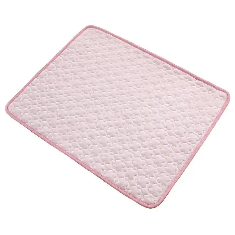Summer Dog Cooling Mat Pet Ice Pads Cat Breathable Blanket Cat Washable Sofa Breathable Pet Dog Bed Pet Car Seat Cushion Sofa