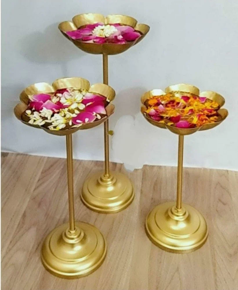 Latest Theme Brass Metal Diya Indian Solid Material Design For Festive Diwali Decor Home Decoration Design At Best Price