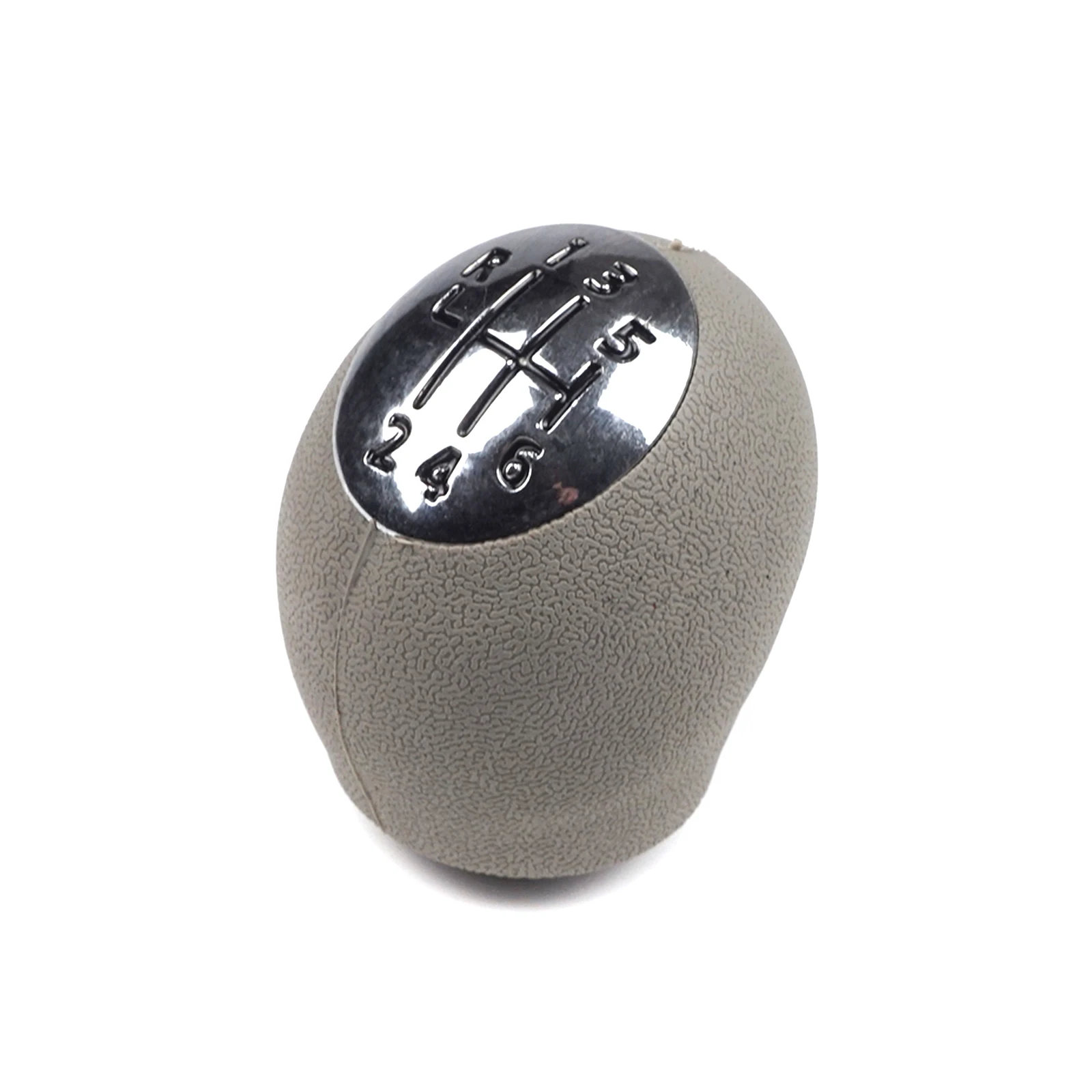 BSP614 6 Speed Shift Stick Knob 328650024R Chrome Gray  Bross Auto Parts Made In Turkey