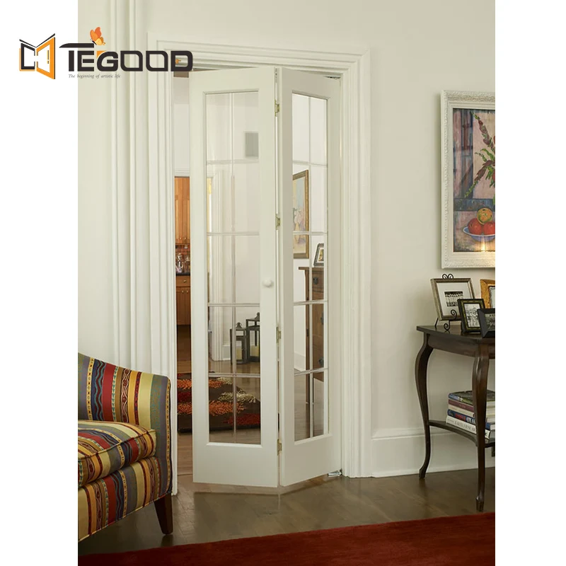Best Selling Balcony Door Bi-Folding Door/Aluminium Folding Door with Grill Design