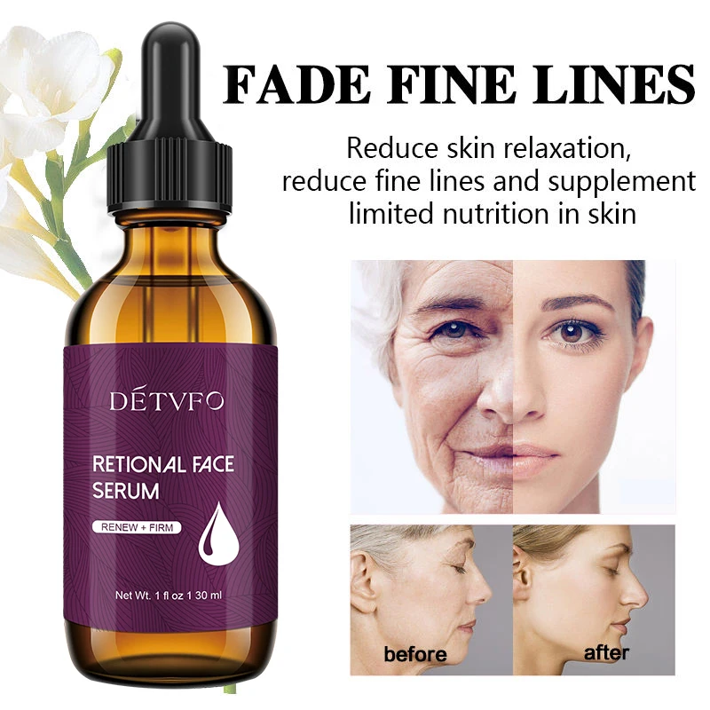 Private Label Vitamin C Serum Retinol Hyaluronic Acid Serum For Brightening Firming &hydrating For Face Day & Night Skin Reset