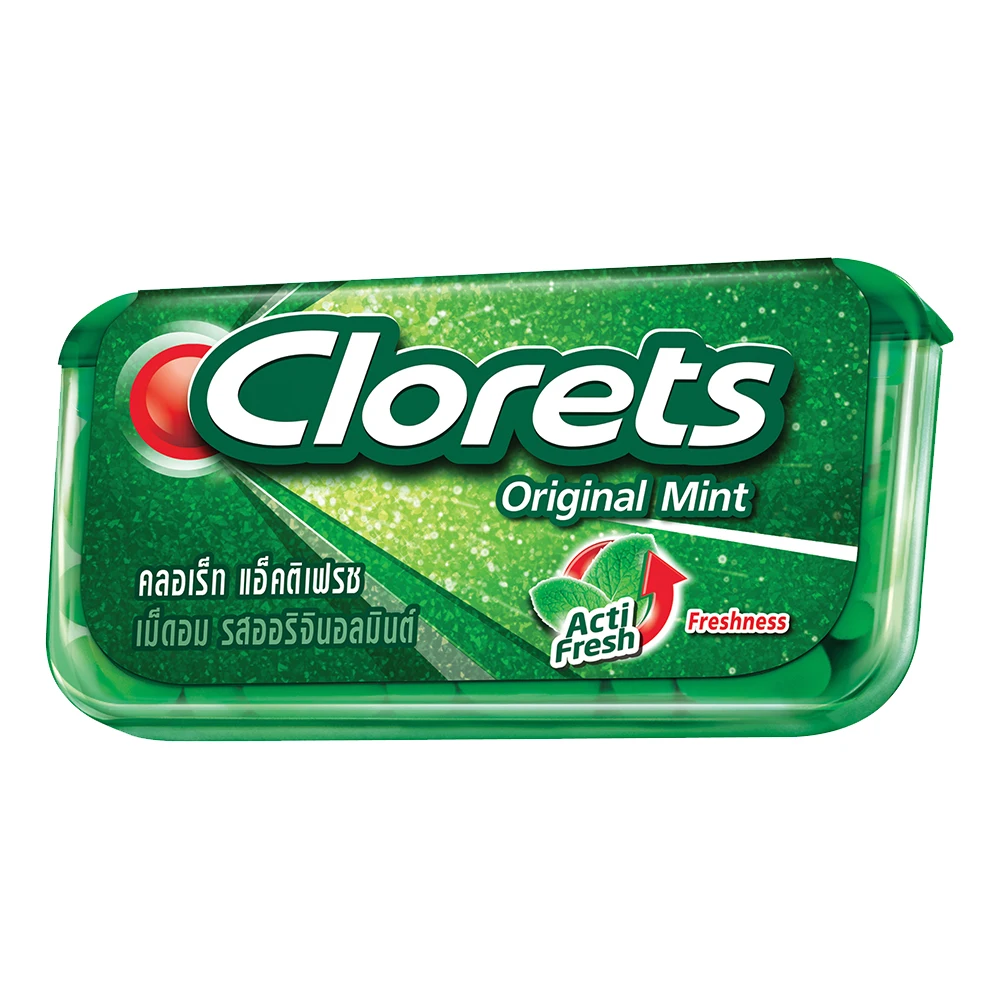 CLORETS ACTI FRESH ORIGINAL MINTS CANDY [14G] WHOLESALER MALAYSIA