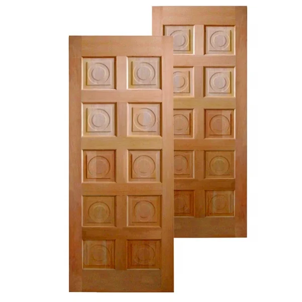 Wooden Door Making Machine Wooden Interior Bathroom Bedroom Front Door Teak Mahogany Solid Wood Door 8