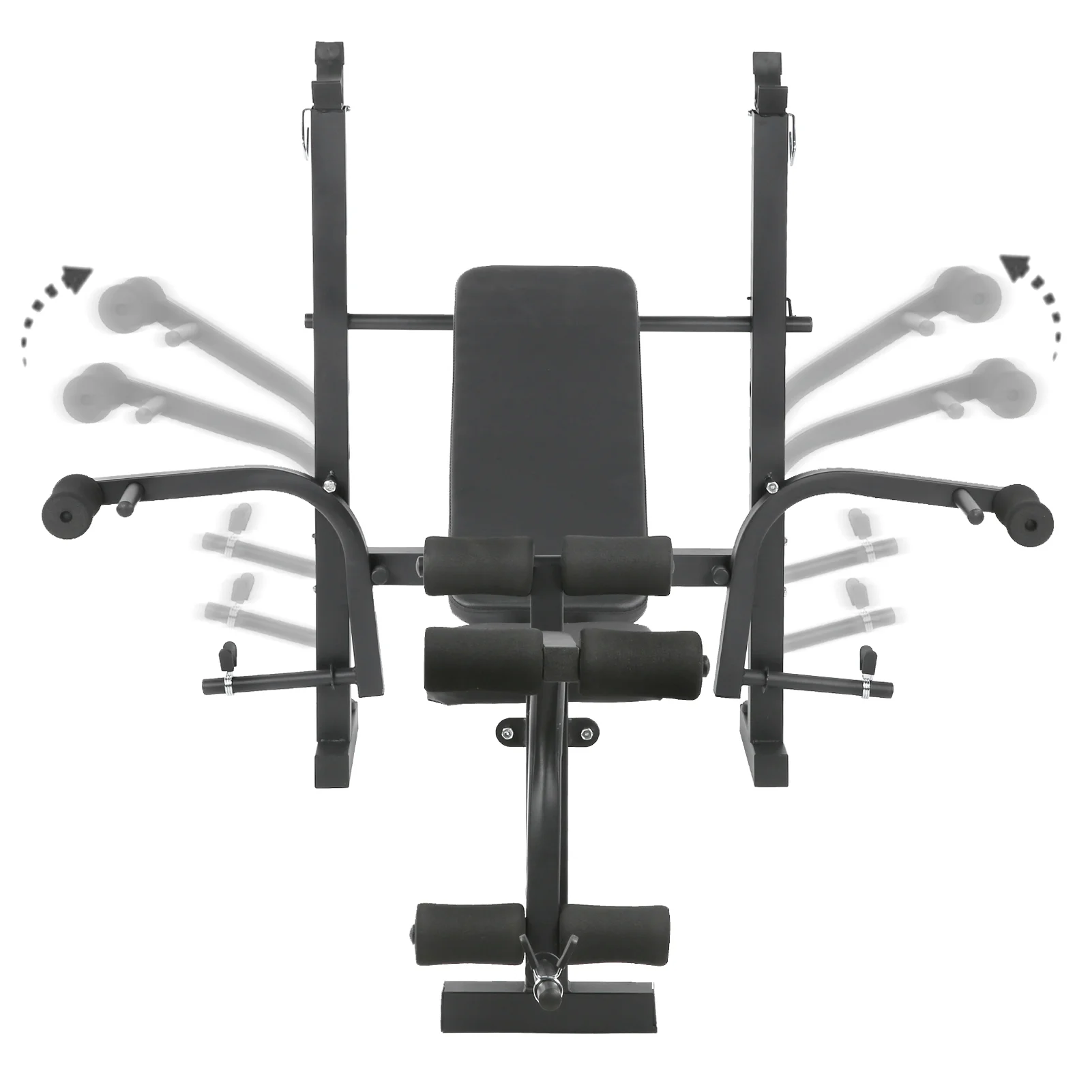 Multifunctional Weight Bench Adjustable Barbell Squat Stand palestra bilanciere e pesi foldable Home Fitness Gym Equipment