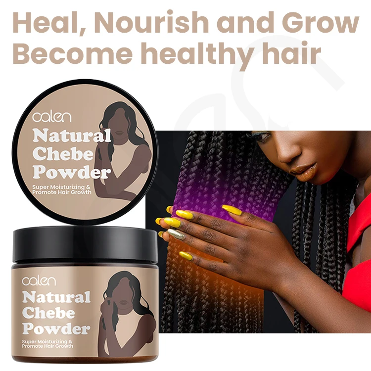 Oalen Wholesale OEM Hair Growth Product Natural Chebe Powder Anti Hair Loss Chebe Hair Powder