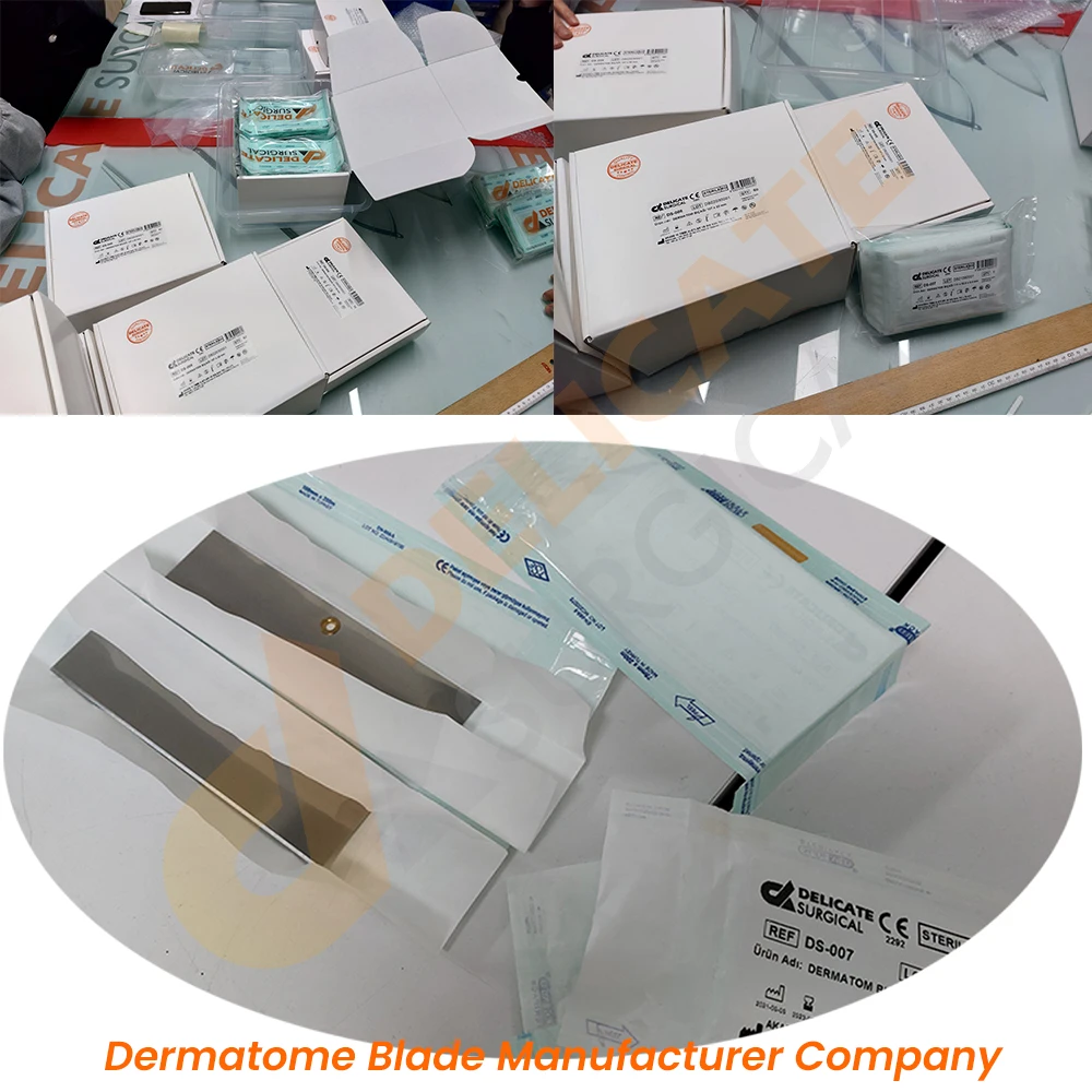 High Quality Low Priced 111mm Padget Dermatome Blade Stainless Steel for Sterile Dermatome Manual Power Source High Sales