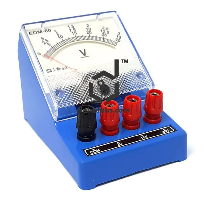 Educational Bench Top Ammeters Voltmeters Galvanometers in Different Ranges for Physics Laboratories