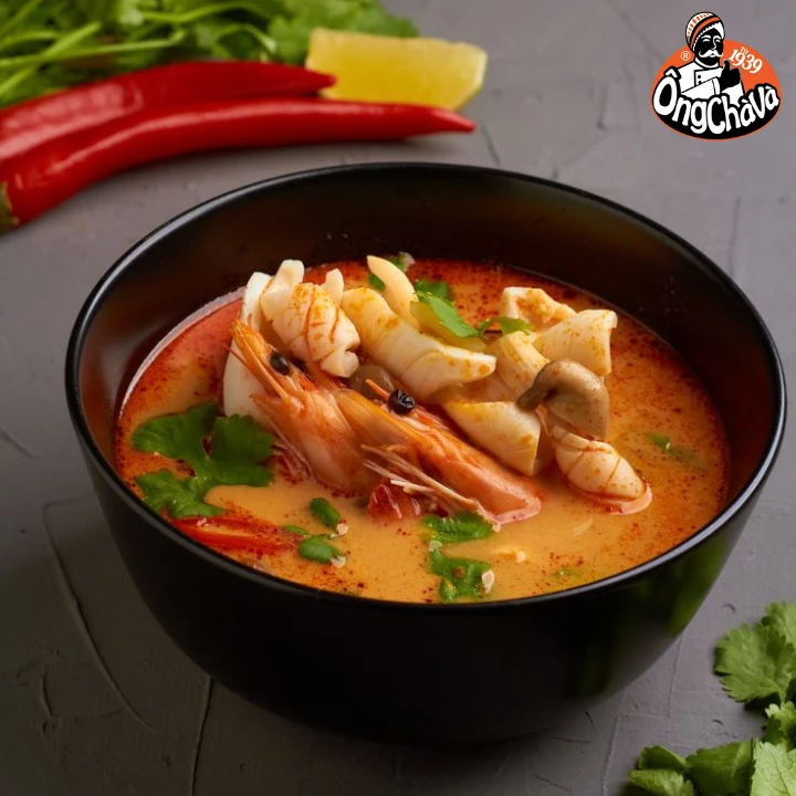 Ong Cha Vaa Thai hotpot seasoning cube 75g Organic Mixed Food Spices And Seasoning convenient instant spice from VIet Nam