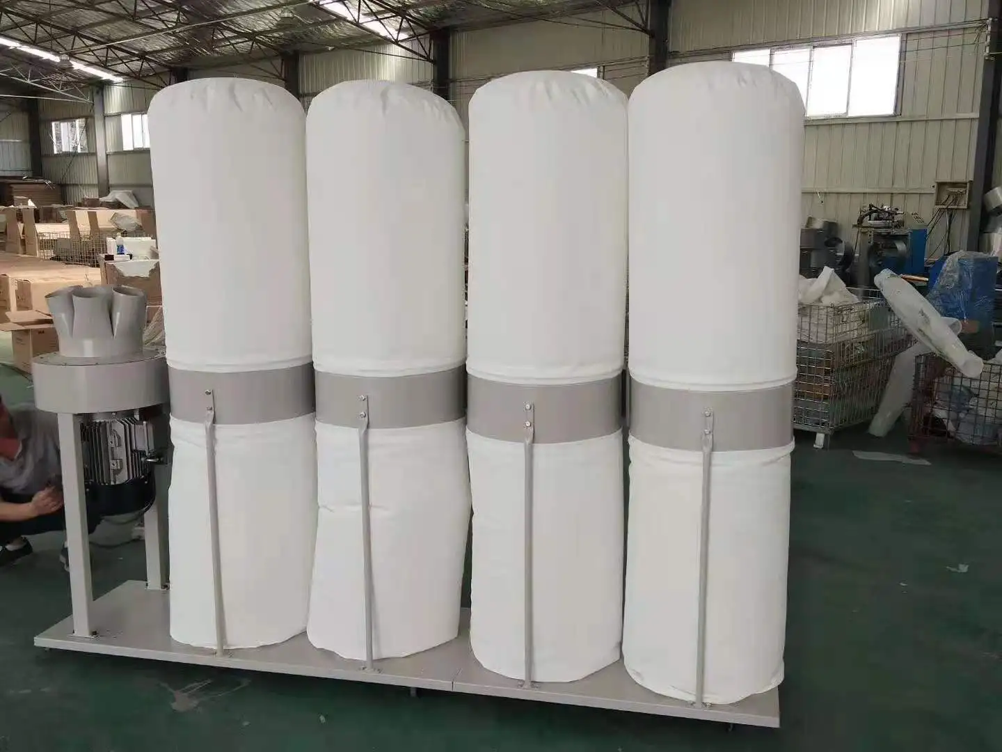 9030 Cnc Router Baghouse Pulse Jet 3kw 380v/220v Industrial Dust Collector With 4bags