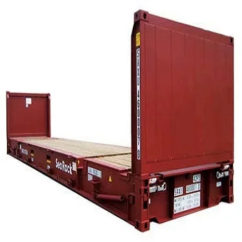 20/40FT Standard container frame Used Flat Rack container box for sale