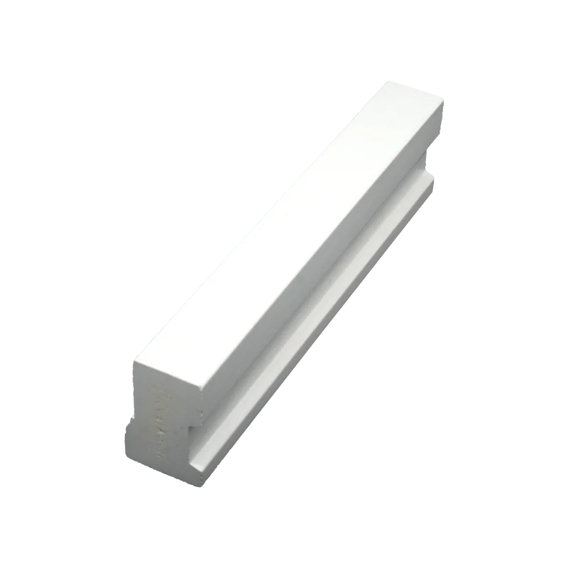 PVC Door 1-1/4 in. x 2 in. x 8 ft. PVC Composite White Brick Molding