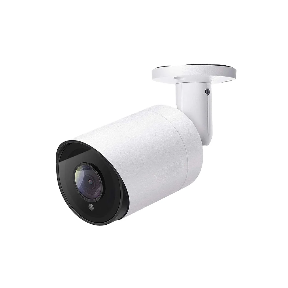 Cheap  OEM ODM 6MP Ultra HD PoE H265 Smart Ultra Wide Angle Network Cctv IP66 bullet Outdoor IP Camera with Internal Microphone