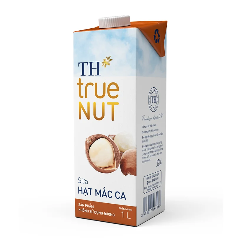 Молоко макадамии TH true NUT, 1 л, смешанные молочные продукты, стерилизованное обработанное высококачественное АРОМАТИЗИРОВАННОЕ МОЛОКО