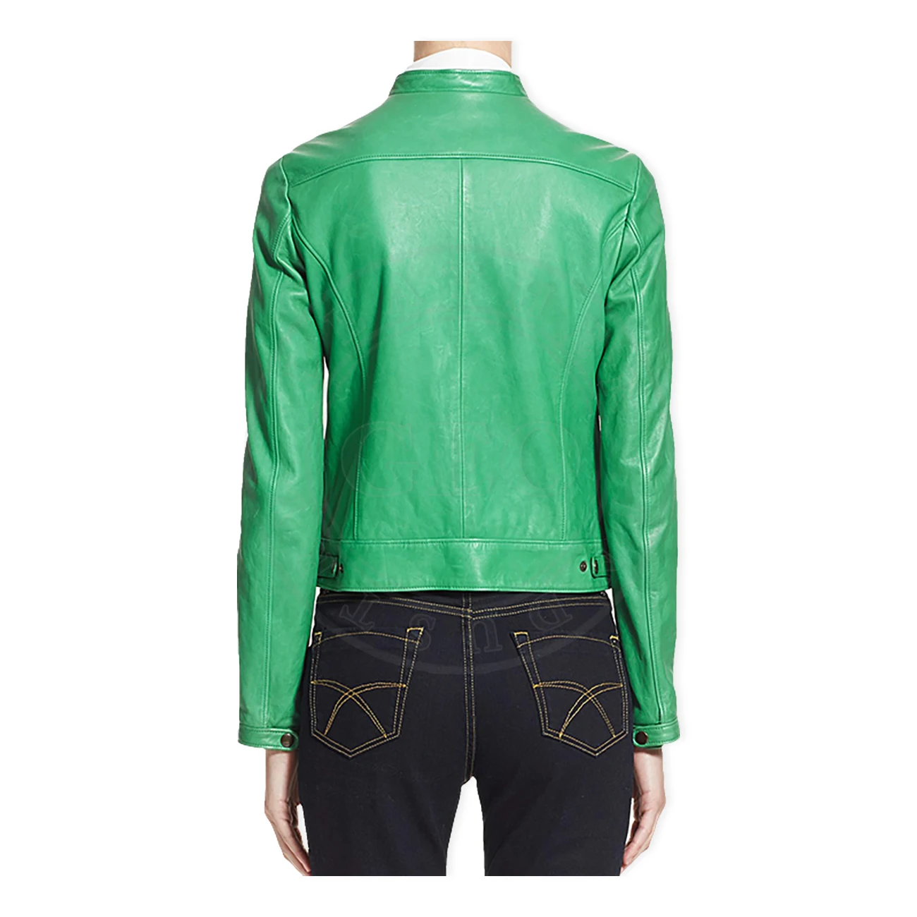 Women Goat Suede Genuine Fashion Leather Jackets