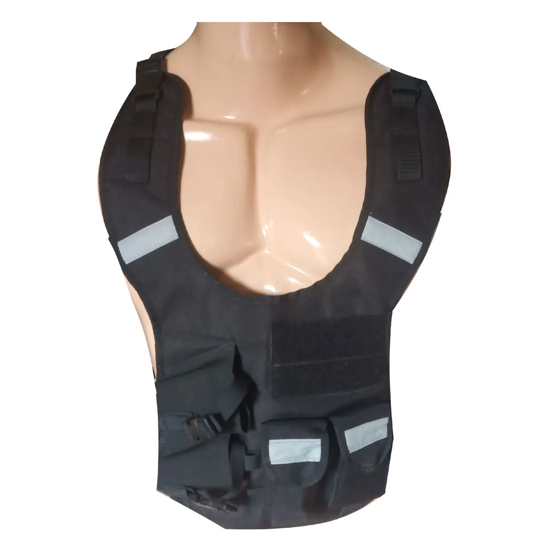 Wholesale Cheap High Quality Multi Pocket Color Stitching Reflective Adjustable Safety Vest