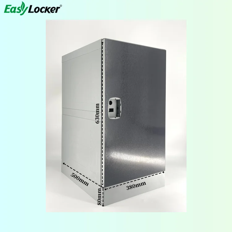 Большие школьные цветные пластиковые шкафчики с 3 дверцами