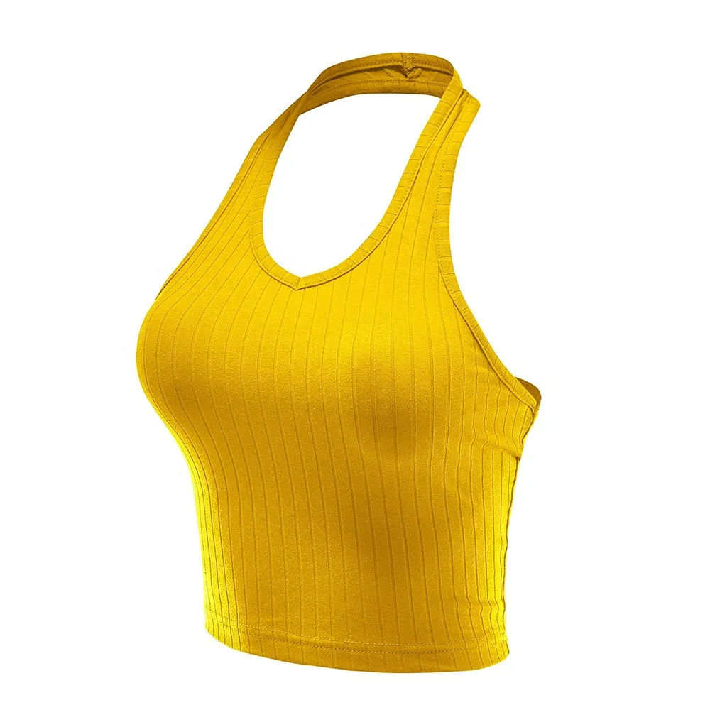 New Wholesale Women Fashion Custom Logo Print Shirt Sexy Ladies Summer Plain Tight Crop Tops Super Comfortable Sustainable