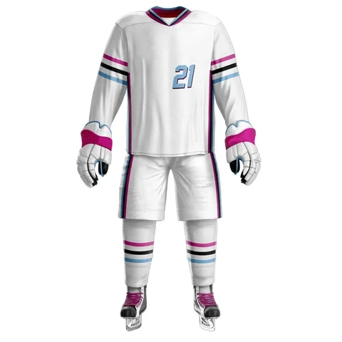 Professional production sublimation printed ice hockey jerseys ice hockey jersey custom team men ice hockey uniforms