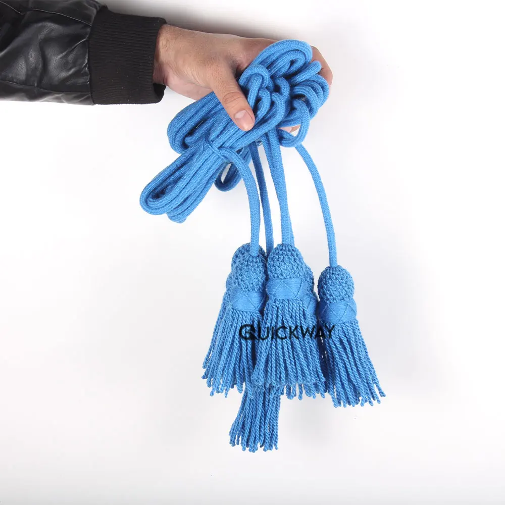 OEM 2023 New Ceremonial Flag Tassels Pakistan Made Wholesale Strings Tri color Bugle cords