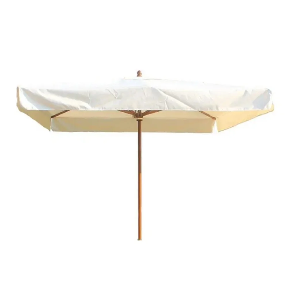 High Quality Sunshade with Polyester High Anti UV Protection Coat for Garden and Patio Colorful Coat Central Pole Metal or Wood