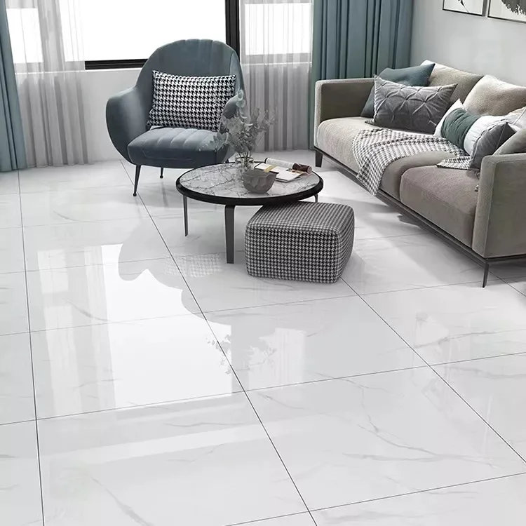 White Indian Marble Wonder Marble 60*60 cm Calacatta Statuario 60*120cm  MODERN SATVARIO 120*60 CM Latest Collection Of Floor Ti