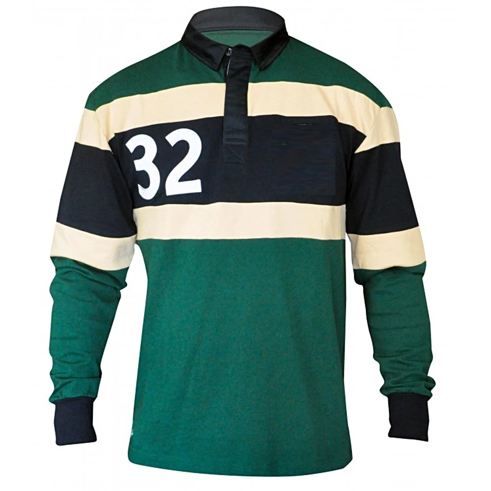 New Branded polo Rugby Shirt Football Wear Uniforms Printing Sublimation Rugby Jersey Men Custom OEM with Customization