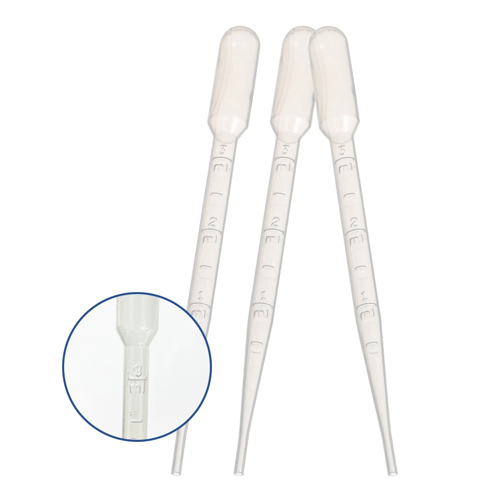 3 ml pasteur pipette sterile transfer pasteur pipette plastic graduated pasteur transfer pipette