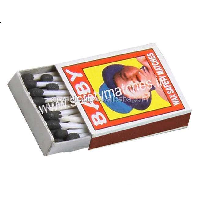 Good quality paraffin wax matches  40 mm x 33 mm x 12 mm export quality wax sticks moisture proof with carton packing