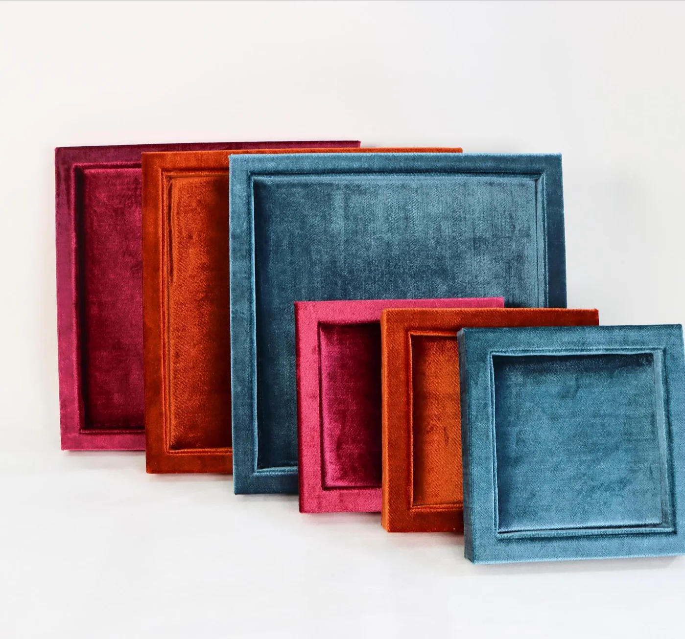 Custom velvet jewelry display stand Custom jewelry tray ring tray manufacturers