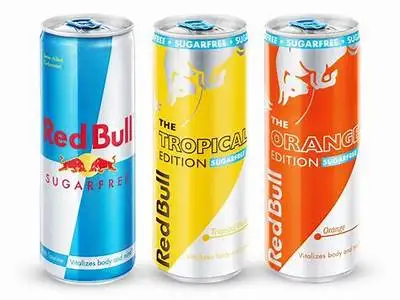 Оптом Redbull зимние 250 мл 500 330 redbull напиток компонентов Желтый цвет персика принимаем производителя оригинального