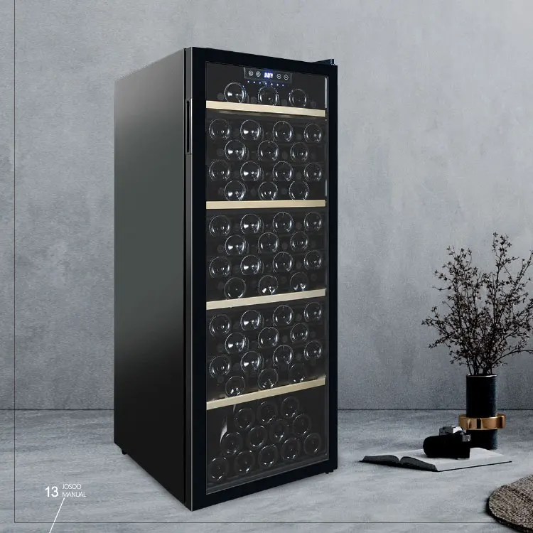 Китай Oem ведущих охладитель вина фабричная Поставка Смарт цифрового управления бесплатная стоящего селлер холодильник для 95 бутылки