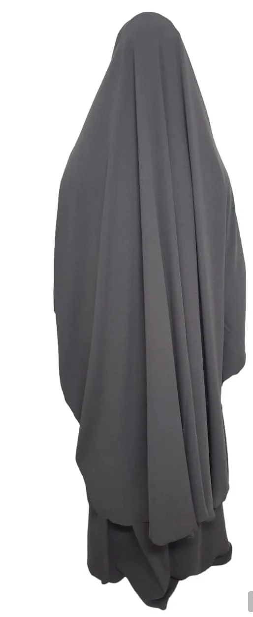 Wholesale OEM Stretchy Sleeves Jilbab with Skirt for Muslim Women Islamic Clothing Modest Dress