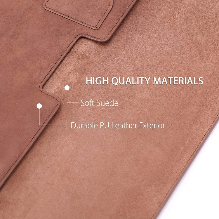 Waterproof Genuine Leather Laptop Bag 100% Original Handmade Professional Slim Fit Leather Laptop Sleeve For Sale