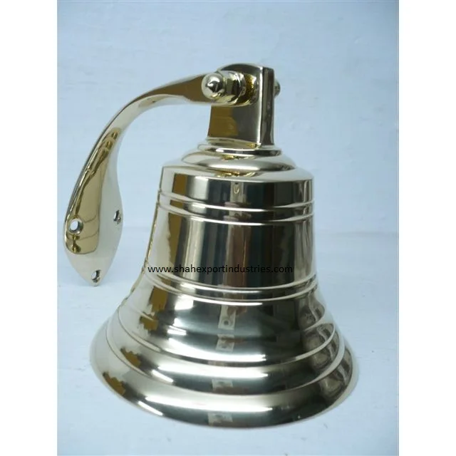 Hot Selling Metal Table Bell For Home And Office Decorative Desktop Bell Customized Silver Finished Table Bells
