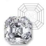 American Style 0.13 to 3ct Asscher Fancy Cut CVD Diamond Made in Indian GIA IGI Loose Synthetic Diamonds