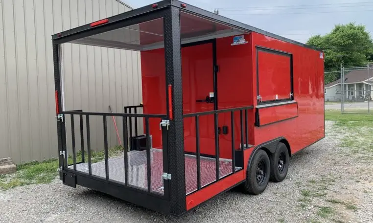 Standard Mobile Food Truck 8.5x20 Equipped BBQ Trailer Milk Mobile Restaurant Restaurant Equipment Food Trailer for Sale Canada