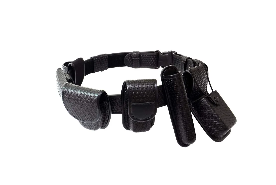 Tactical Belt 8-in-1 Duty Belt Kit with Pouches Law Enforcement Utility Security Belt